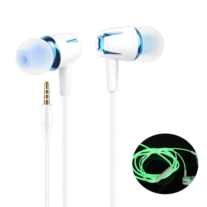 Luminous Headphone 3.5mm Jack Earphone Light Stereo Earbuds Glowing Headset Sport Earphones With Mic For All Phone (N0611)
Luminous Headphone 3.5mm Jack Earphone Light Stereo Earbuds Glowing Headset Sport Earphones With Mic For All Phone (N0611)