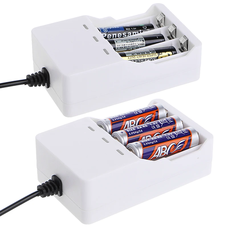 1.2V Universal Intelligent 3-Slot AA/AAA Ni-MH Ni-Cd Battery Charger USB Plug
1.2V Universal Intelligent 3-Slot AA/AAA Ni-MH Ni-Cd Battery Charger USB Plug