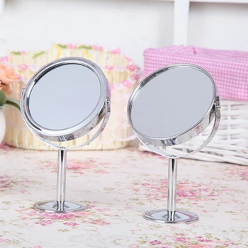 Hot Sale Women Silver Desk Type Double Side Makeup Mirrors With 1:2 Magnifying Function Glass Cosmetic Mirror
Hot Sale Women Silver Desk Type Double Side Makeup Mirrors With 1:2 Magnifying Function Glass Cosmetic Mirror