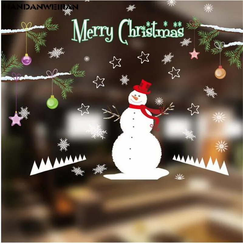 2022 New Year Snowman Home Decoration Wall Stickers Creative Christmas Snowflake Shop Glass Door Wallpaper50*70CM
2022 New Year Snowman Home Decoration Wall Stickers Creative Christmas Snowflake Shop Glass Door Wallpaper50*70CM