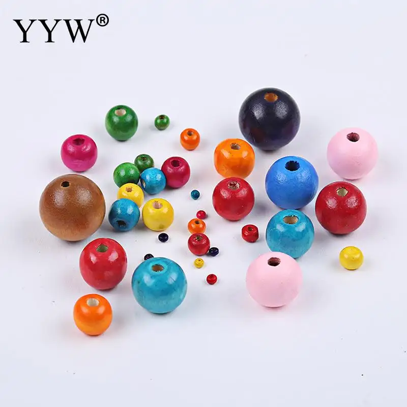 YYW Jewelry Accessories Loose Beads Colorful Dyed Wood Beads Round Mixed Random Color 6/8/10/12/14/16/18/20/25mm DIY Wood Beads
YYW Jewelry Accessories Loose Beads Colorful Dyed Wood Beads Round Mixed Random Color 6/8/10/12/14/16/18/20/25mm DIY Wood Beads