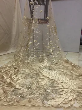 New Design Sequined India Mesh Net Lace Fabric 2019 High Quality Shining Sequins African Women Evening Party Dress Fabrics Gold
New Design Sequined India Mesh Net Lace Fabric 2019 High Quality Shining Sequins African Women Evening Party Dress Fabrics Gold