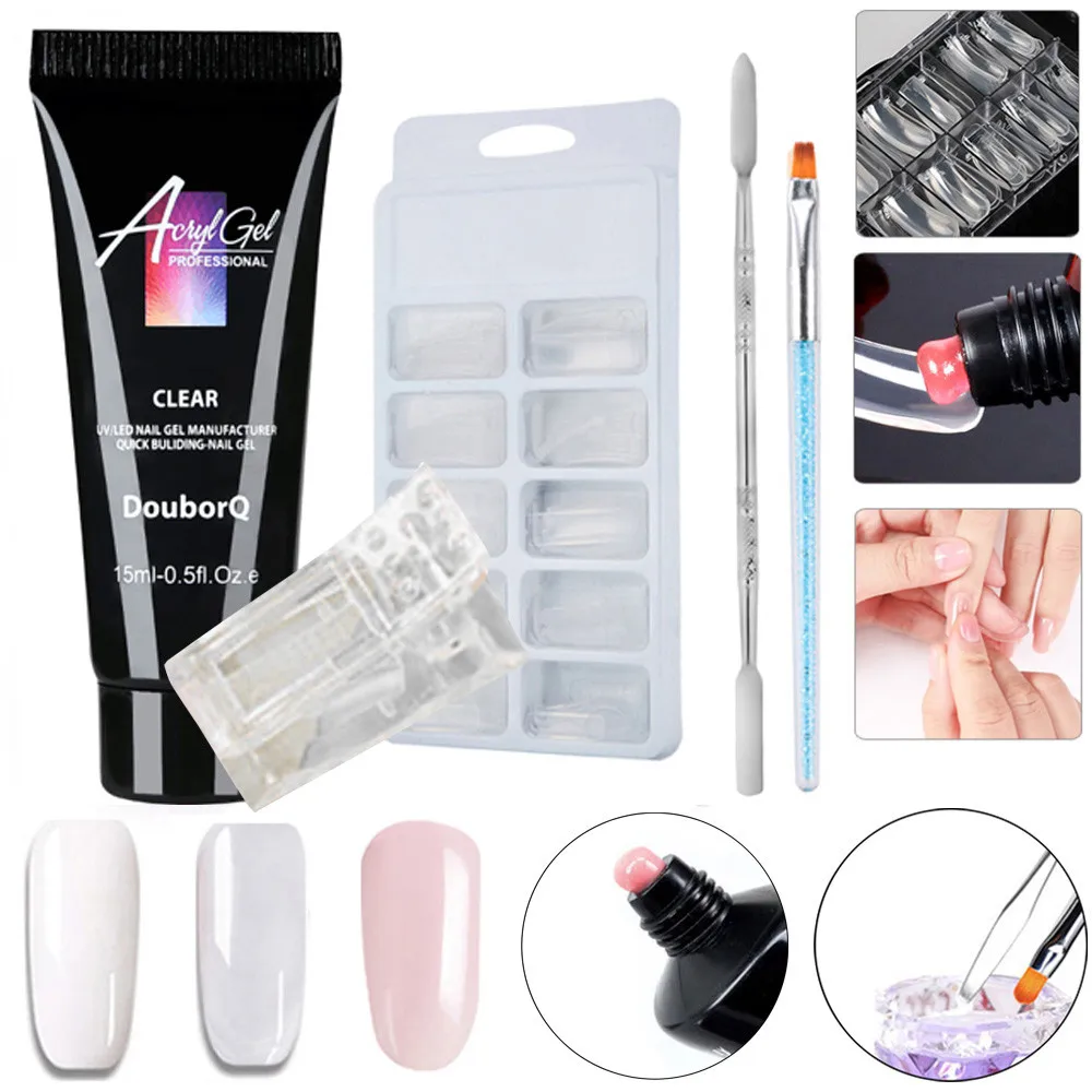 New Professional Nail Gel Polish Poly Gel 100PCS False Nails Double-end Nail Brush Pusher Dead Skin Set Fashion Beauty Nail Set
New Professional Nail Gel Polish Poly Gel 100PCS False Nails Double-end Nail Brush Pusher Dead Skin Set Fashion Beauty Nail Set