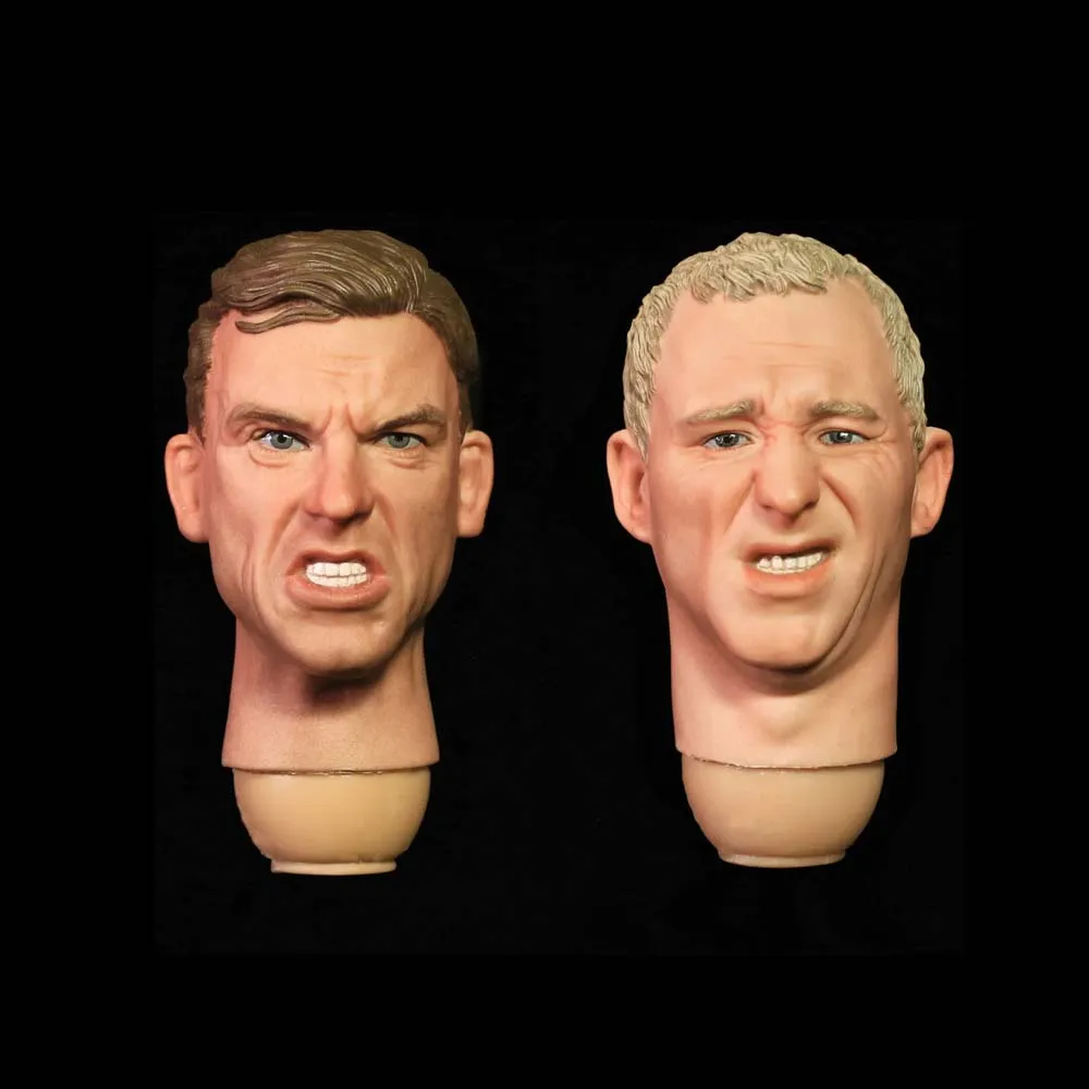 

1/6 Scale Male Head 1:6 Facepoolfigure FP-A-001/ FP-S-001 Men Expression Head Sculpt F 12" Male Body
