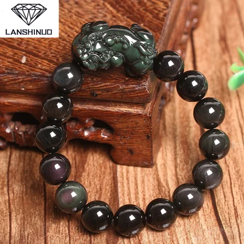 A genuine natural Rainbow Obsidian Bracelet brave men and women lucky evil jewelry wholesale supply Made in China
A genuine natural Rainbow Obsidian Bracelet brave men and women lucky evil jewelry wholesale supply Made in China