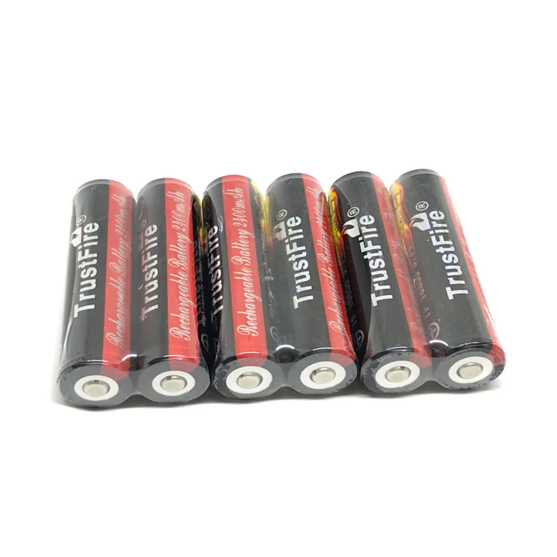 

8pcs/lot TrustFire Protected 18650 Colorful Battery 3.7V 2400mAh Camera Torch Rechargeable Lithium Batteries Cell with PCB