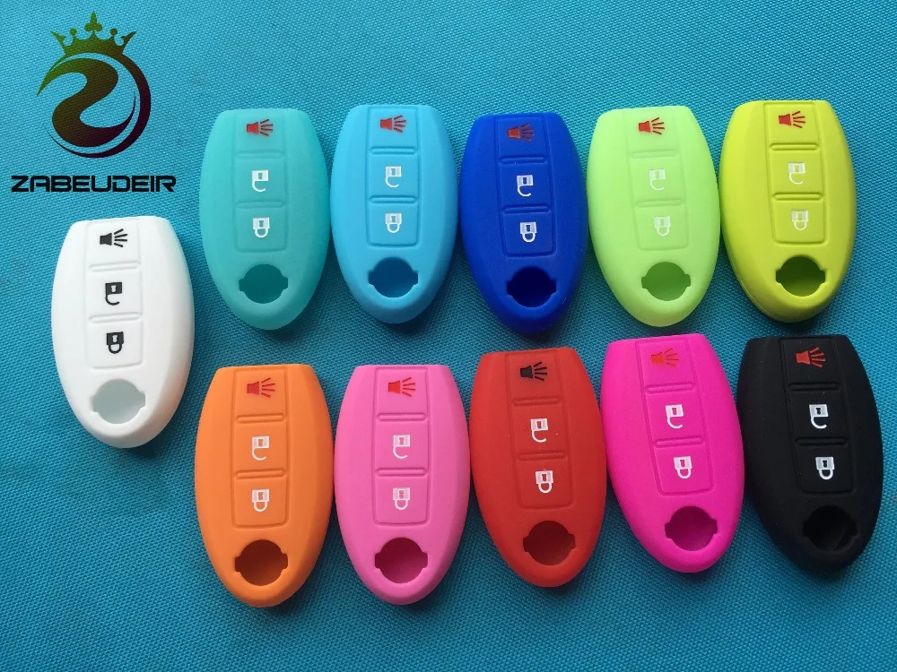 Pusakieyy 1pc of New Replacement Silicone Key Cover Case Soft for nissan X-Trail QASHQAI 2/3 button Smart remote Key shell blank
Pusakieyy 1pc of New Replacement Silicone Key Cover Case Soft for nissan X-Trail QASHQAI 2/3 button Smart remote Key shell blank