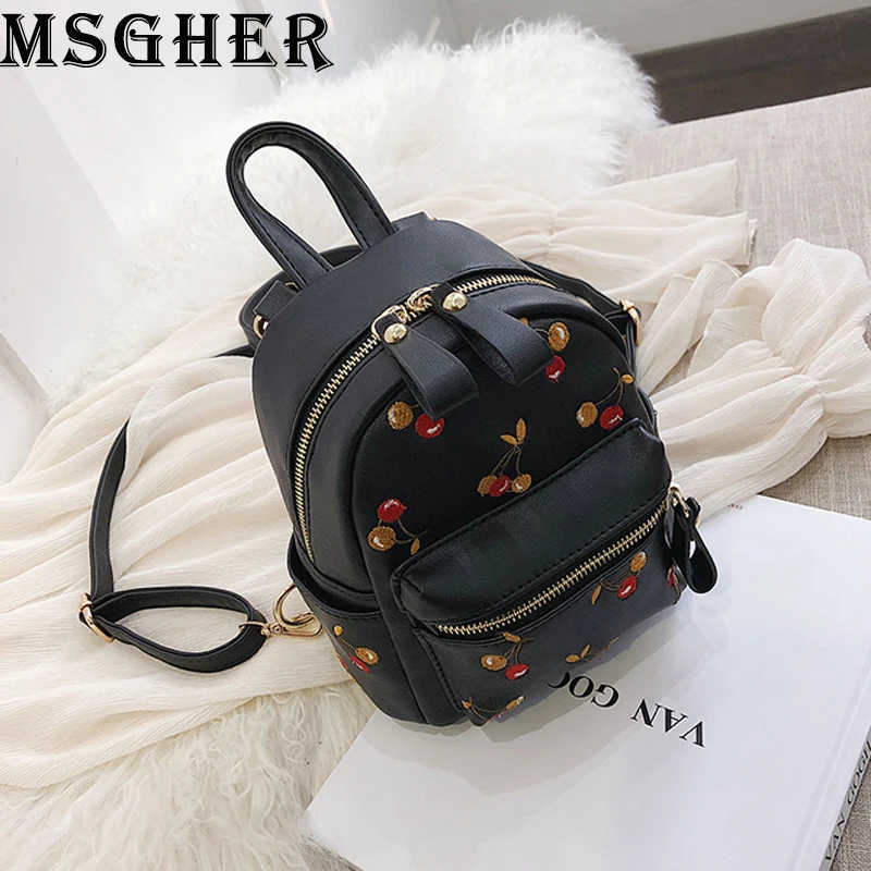 MSGHER Backpacks Women Fashion Embroidery Bags Female Casual Small Bags PU Synthetic Leature Bags
MSGHER Backpacks Women Fashion Embroidery Bags Female Casual Small Bags PU Synthetic Leature Bags