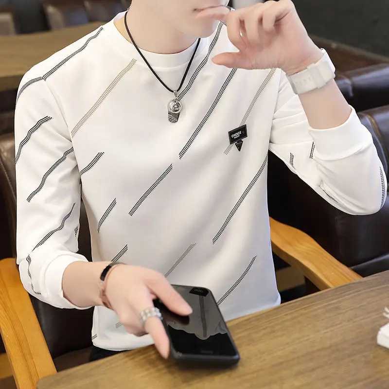 2022 spring men long sleeve T-shirs collar shirt long menswear render unlined upper garment of you Plus Size M-3XL XXXL
2022 spring men long sleeve T-shirs collar shirt long menswear render unlined upper garment of you Plus Size M-3XL XXXL