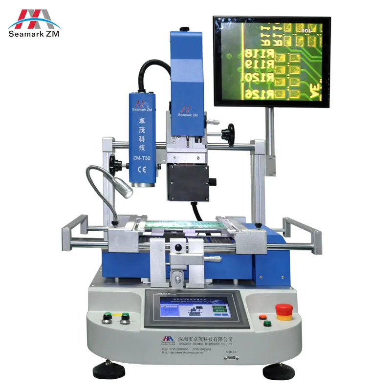 ZM-T30 Zhuomao factory direct bga rework station semi-automatic optical alignment BGA rework station three-zone
ZM-T30 Zhuomao factory direct bga rework station semi-automatic optical alignment BGA rework station three-zone