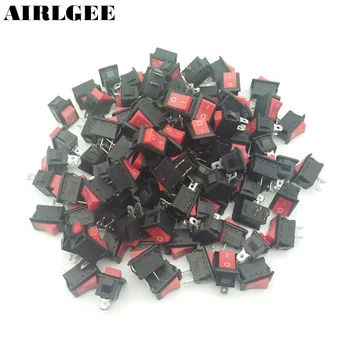Free Shipping 100pcs 2 Positions ON-OFF Rocker Switch 2 Pin Copper Feet 250V 6A 125V 10A Red Black
Free Shipping 100pcs 2 Positions ON-OFF Rocker Switch 2 Pin Copper Feet 250V 6A 125V 10A Red Black