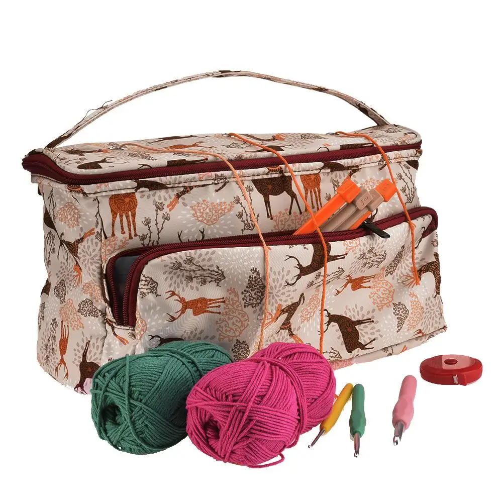 DIY Knitting Bag Tangle-Free Yarn Storage Tote Crocheting Supplies Organizer Sturdy Lightweight Knitting Crochet Bag
DIY Knitting Bag Tangle-Free Yarn Storage Tote Crocheting Supplies Organizer Sturdy Lightweight Knitting Crochet Bag