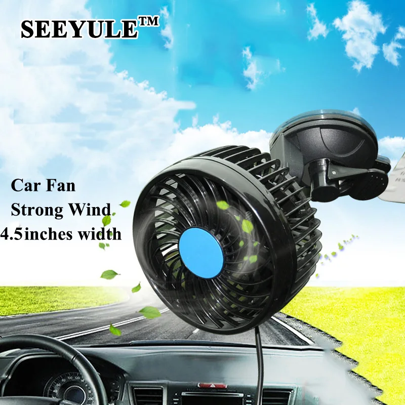 1pc SEEYULE Electric Car Fan 12V / 24V Strong Wind Low Noise Summer Adjustable Car Fan with Sucker Air Cooling Fan Accessories
1pc SEEYULE Electric Car Fan 12V / 24V Strong Wind Low Noise Summer Adjustable Car Fan with Sucker Air Cooling Fan Accessories