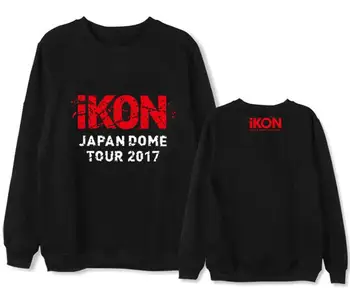 Kpop ikon japan dome tour 2017 concert same printing o neck pullover thin sweatshirt for fans fashion hoodies
Kpop ikon japan dome tour 2017 concert same printing o neck pullover thin sweatshirt for fans fashion hoodies