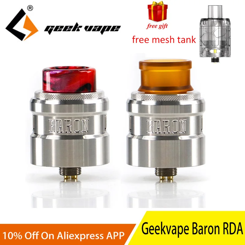 Newest Geekvape RDA atomizer Geekvape Baron Squonk RDA Multifunctional airflow system 24 mm RDA vs DROP RDA drop dead
Newest Geekvape RDA atomizer Geekvape Baron Squonk RDA Multifunctional airflow system 24 mm RDA vs DROP RDA drop dead