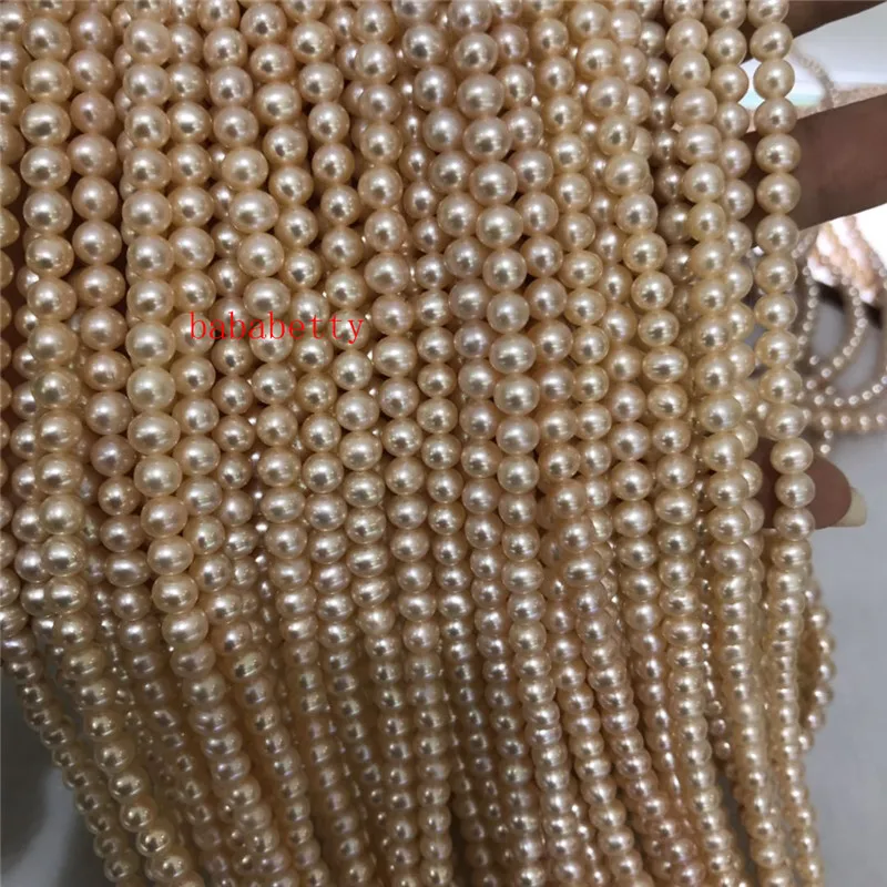 wholesale 2PCS New Fashion Simple Natural 5-6MM pink Nearly circular pearl AAA loose beads DIY 15"
wholesale 2PCS New Fashion Simple Natural 5-6MM pink Nearly circular pearl AAA loose beads DIY 15"