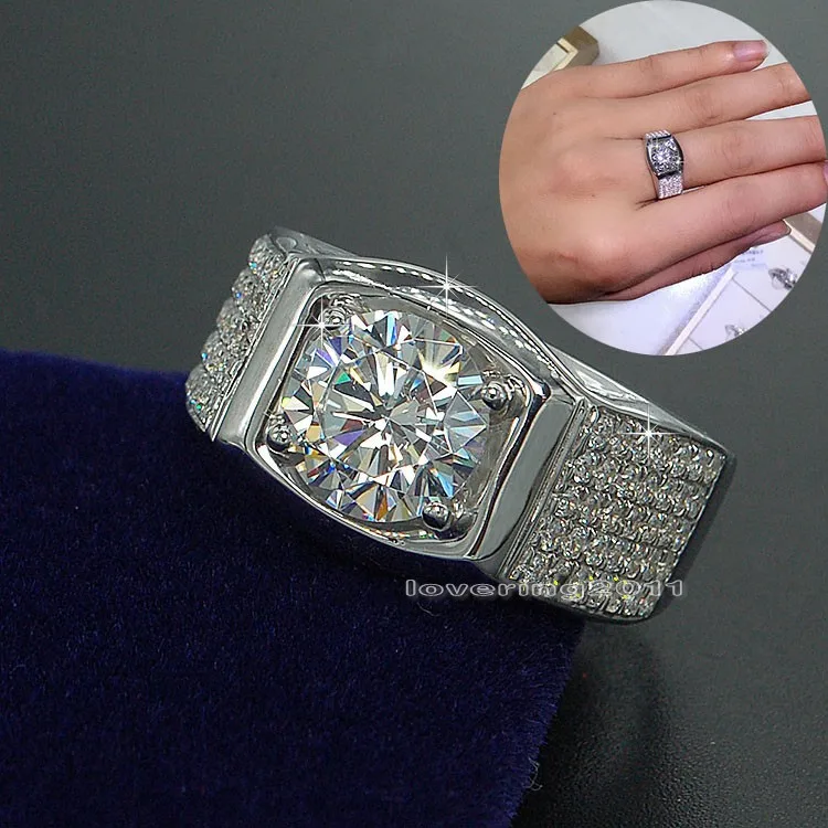 choucong Men Engagement Band ring Round 4ct Stone 5A Zircon Cz 925 Sterling Silver Party Wedding Ring Sz 7-13 Gift
choucong Men Engagement Band ring Round 4ct Stone 5A Zircon Cz 925 Sterling Silver Party Wedding Ring Sz 7-13 Gift