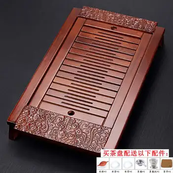 Kungfu tea set accessories drawer type household drain tea tray solid wood large small storage water tray tea table
Kungfu tea set accessories drawer type household drain tea tray solid wood large small storage water tray tea table