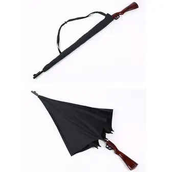 Creative Rifle Gun Straight Long Handle Semi-automatic Rainy Sunny Quailty Umbrella Men Windproof Cool Cosplay Gift 20pcs DHL
Creative Rifle Gun Straight Long Handle Semi-automatic Rainy Sunny Quailty Umbrella Men Windproof Cool Cosplay Gift 20pcs DHL