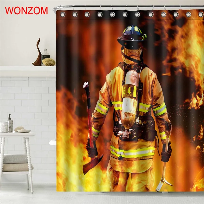 WONZOM 2018 New Arrival Shower Curtains with 12 Hooks For Bathroom Decor Modern 3D Bath Waterproof Curtain Bathroom Accessories
WONZOM 2018 New Arrival Shower Curtains with 12 Hooks For Bathroom Decor Modern 3D Bath Waterproof Curtain Bathroom Accessories