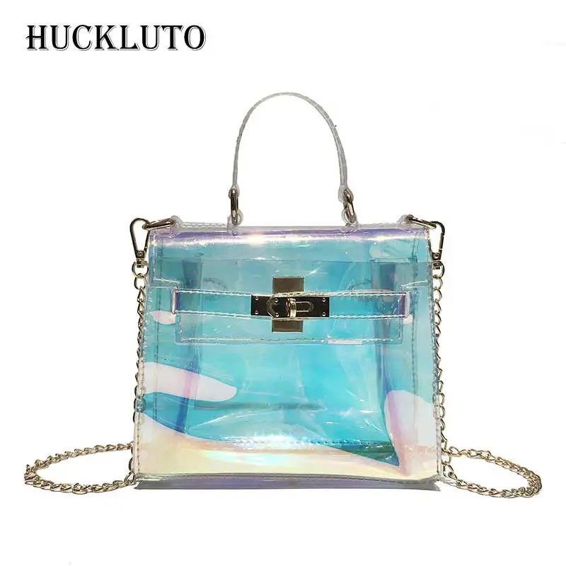 HuckLuto Brand 2019 New Promotion Sale Korean Fashion Luxury Chain Laser Transparent Shoulder Crossbody Jelly Bag Female Handbag
HuckLuto Brand 2019 New Promotion Sale Korean Fashion Luxury Chain Laser Transparent Shoulder Crossbody Jelly Bag Female Handbag