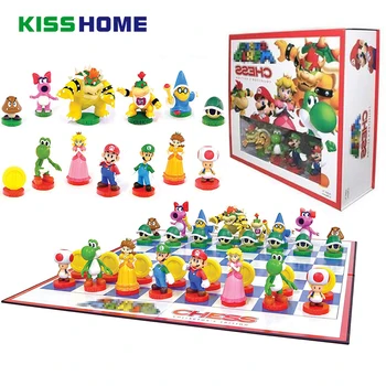 32pcs/set Super Mario Bros Chess Party Game Yoshi Koopa Mario Luigi Mushroom Peach PVC Home Decoration Children Birthday Gift
32pcs/set Super Mario Bros Chess Party Game Yoshi Koopa Mario Luigi Mushroom Peach PVC Home Decoration Children Birthday Gift
