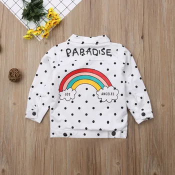 Toddler Kids Baby Girls Boys Polka Dot Rainbow Print Cotton Long Sleeve Tops Outerwear Coat Jacket Clothes
Toddler Kids Baby Girls Boys Polka Dot Rainbow Print Cotton Long Sleeve Tops Outerwear Coat Jacket Clothes
