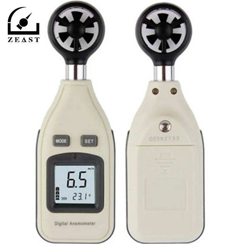 GM816A High Precision Digital Anemometer Portable LCD Display Wind Speed Air Temperature Thermometer Meter 0-30m/s
GM816A High Precision Digital Anemometer Portable LCD Display Wind Speed Air Temperature Thermometer Meter 0-30m/s