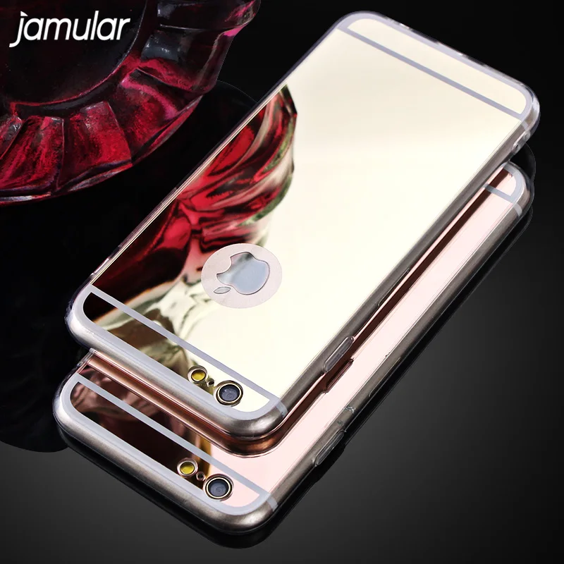 JAMULAR Electroplating Soft Clear Silicone Mirror Case For iphone X 7 6 6S 5s SE Back Cover Case For iphone 6 6s 7 Plus 8 Plus
JAMULAR Electroplating Soft Clear Silicone Mirror Case For iphone X 7 6 6S 5s SE Back Cover Case For iphone 6 6s 7 Plus 8 Plus