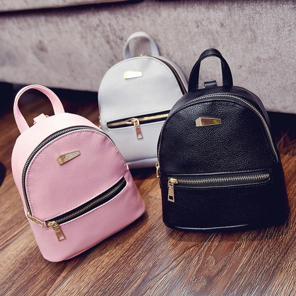 HOT Fashion Women Leather Backpacks Mini Travel Rucksack School Bag Mini Cute Travel Solid Zipper Brief Ladies Backpacks
HOT Fashion Women Leather Backpacks Mini Travel Rucksack School Bag Mini Cute Travel Solid Zipper Brief Ladies Backpacks
