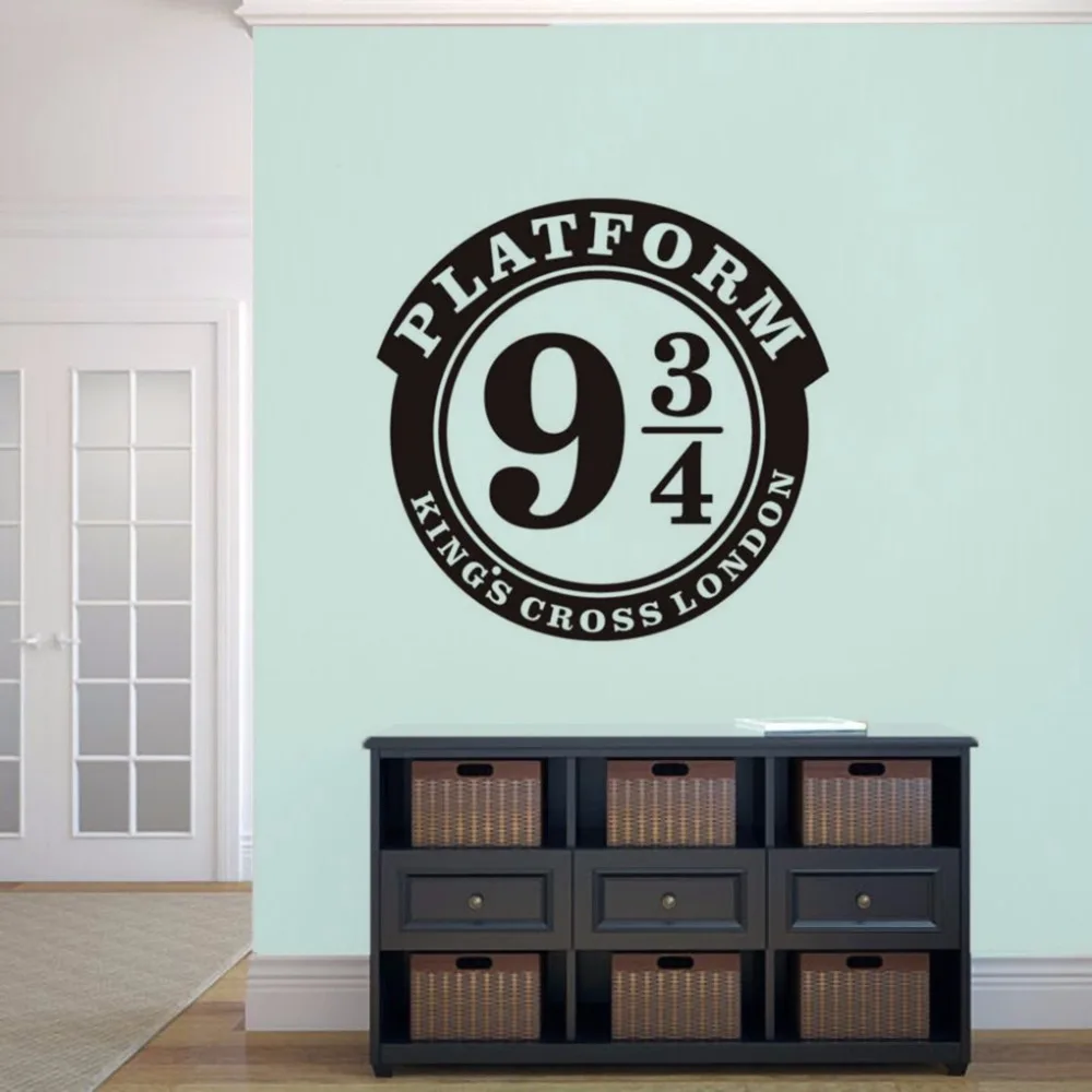 Harry Potter Wall Sticker Film Movie Removable 9 3/4 Platform Wall Decal Home Decortion Harry Potter Vinyl Wall Stickers AY1817
Harry Potter Wall Sticker Film Movie Removable 9 3/4 Platform Wall Decal Home Decortion Harry Potter Vinyl Wall Stickers AY1817