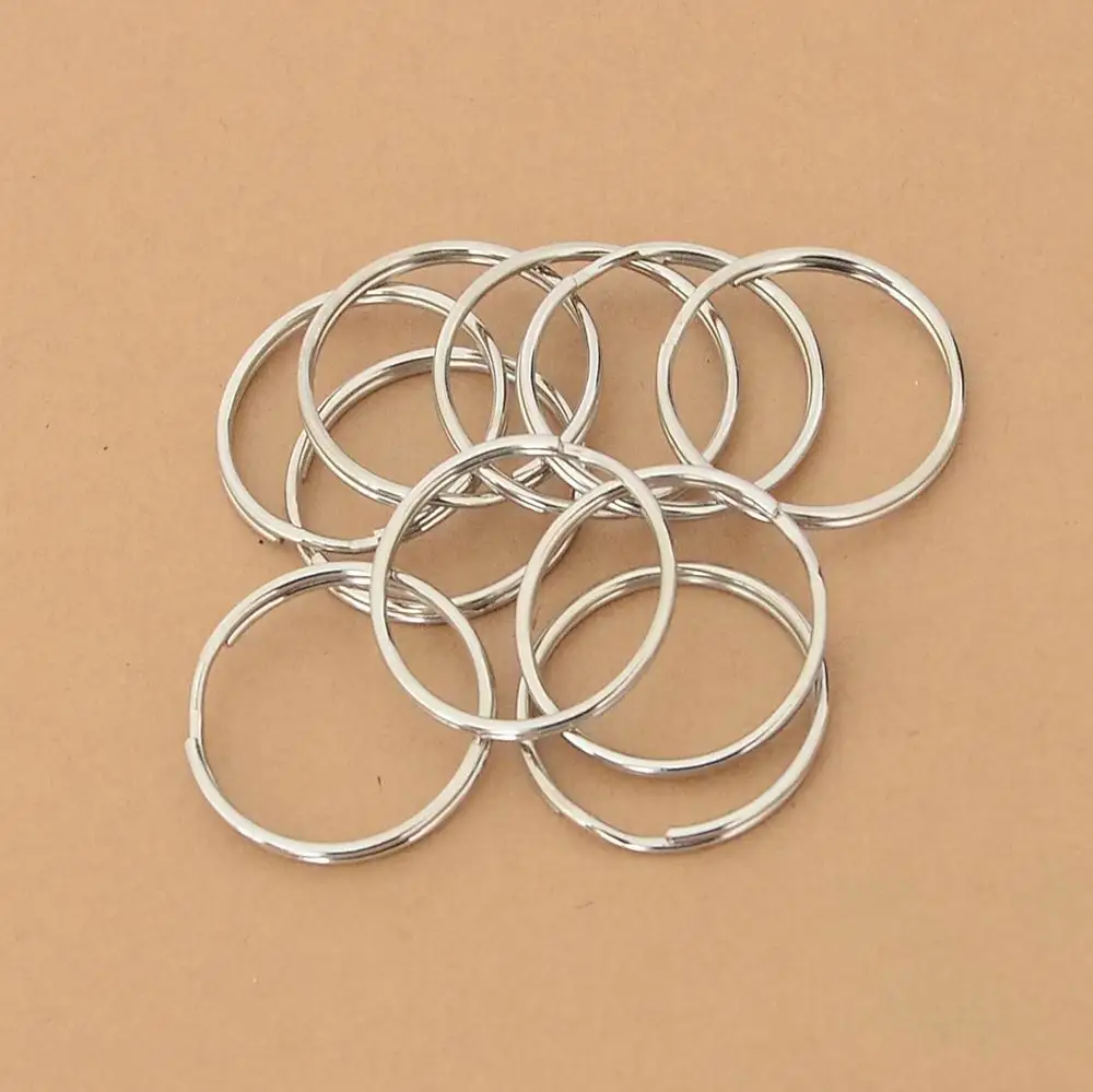 50 PCS/lot Alloy Metal Round Keychain Ring DIY making Double-layer Circle Key Rings Split Rings Circle Silver Color circle
50 PCS/lot Alloy Metal Round Keychain Ring DIY making Double-layer Circle Key Rings Split Rings Circle Silver Color circle