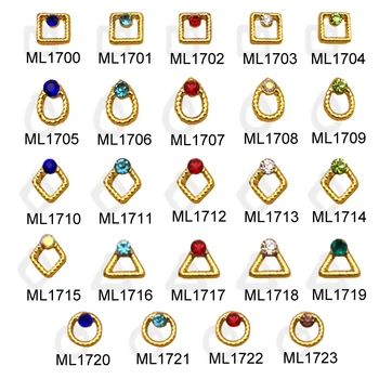 100Pcs Golden Alloy Glitter 3d Nail Art Rings Decorations with Rhinestones,Alloy Nail Charms,Jewelry on Nails Salon 1700-1723
100Pcs Golden Alloy Glitter 3d Nail Art Rings Decorations with Rhinestones,Alloy Nail Charms,Jewelry on Nails Salon 1700-1723