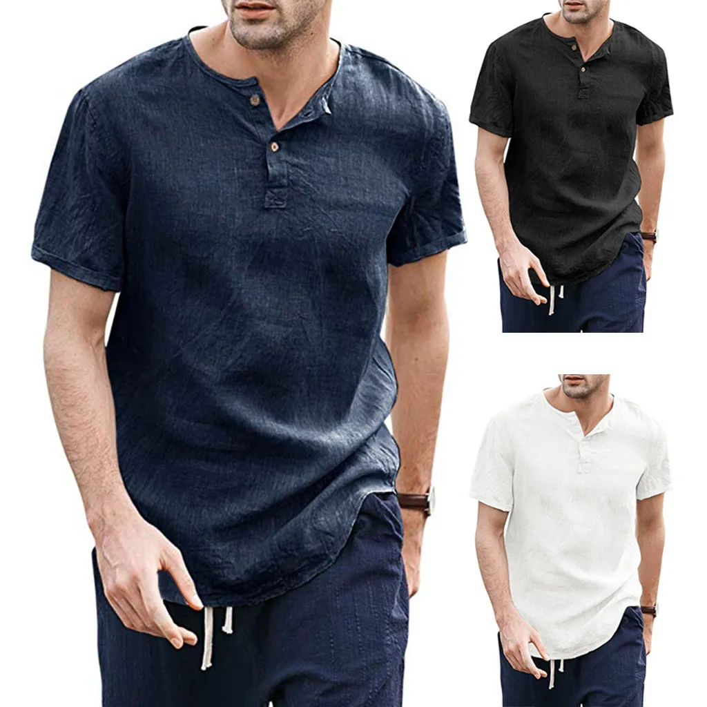 Mens shirt Solid Basic Button Casual shirts Summer Men's Cool Thin Breathable Solid Color Button Cotton Shirt Short Sleeve M-3XL
Mens shirt Solid Basic Button Casual shirts Summer Men's Cool Thin Breathable Solid Color Button Cotton Shirt Short Sleeve M-3XL