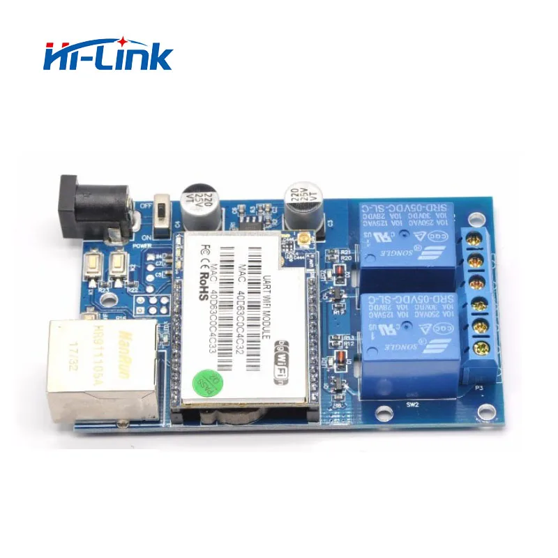 Free shipping 2 Channels Control Swtich HLK-SW02 WiFi Network Relay Controller Input Output Smart Home Wifi automation device
Free shipping 2 Channels Control Swtich HLK-SW02 WiFi Network Relay Controller Input Output Smart Home Wifi automation device