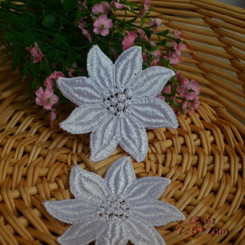 80Pcs Embroidery Lace Applique Floral Embroidered White Lace Patch Motif Flower Fabric DIY Sewing Material Sew On Patches
80Pcs Embroidery Lace Applique Floral Embroidered White Lace Patch Motif Flower Fabric DIY Sewing Material Sew On Patches