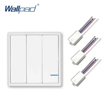 Wallpad Wireless Remote 2 Gang Switch for Light or Fan No need Screw can install any place Push Button On/Off Wireless Switches
Wallpad Wireless Remote 2 Gang Switch for Light or Fan No need Screw can install any place Push Button On/Off Wireless Switches