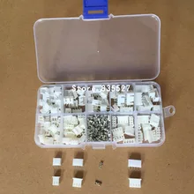320 pçs/lote 60 sets/box kit 2.54mm xh2.54 2p 3p 4 pinos conector plug + agulha reta soquete terminal adaptador de fio encabeçamento y a s(China)