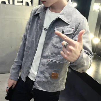Autumn winter new Korean fashion casual coat men slim fit jacket turn-down collar cotton homme jackets plus size XXXL clothing
Autumn winter new Korean fashion casual coat men slim fit jacket turn-down collar cotton homme jackets plus size XXXL clothing