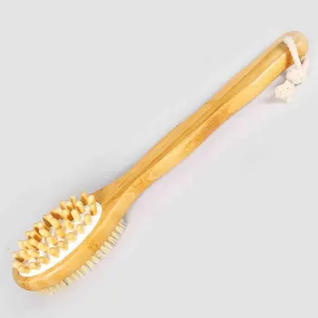 2-in-1 Sided Wooden Spa Shower Brush Bath Body Massage Brushes Natural Bristles Scrubber Long Handle
2-in-1 Sided Wooden Spa Shower Brush Bath Body Massage Brushes Natural Bristles Scrubber Long Handle