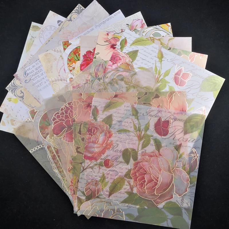 ZFPARTY Vintage Background Vellum Paper Stickers for Scrapbooking Happy Planner/Card Making/Journaling Project
ZFPARTY Vintage Background Vellum Paper Stickers for Scrapbooking Happy Planner/Card Making/Journaling Project
