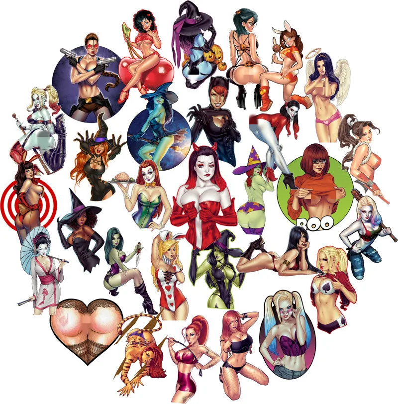 50pcs/Pack of Devil Terror Beauty Graffiti Sticker Paper Luggage, Pole Box, Notebook, Waterproof and Non-repetitive
50pcs/Pack of Devil Terror Beauty Graffiti Sticker Paper Luggage, Pole Box, Notebook, Waterproof and Non-repetitive