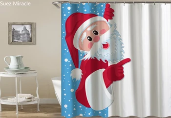 White Naughty Santa Claus hide and seek Christmas home decor waterproof Bathroom Shower curtain
White Naughty Santa Claus hide and seek Christmas home decor waterproof Bathroom Shower curtain