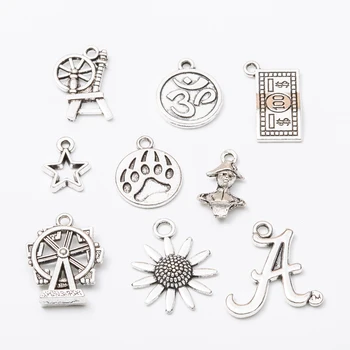 Wholesale 50pcs Tibetan silver Pendant Alloy DIY Fashion charm Bracelet Necklace Jewelry Accessories js1251
Wholesale 50pcs Tibetan silver Pendant Alloy DIY Fashion charm Bracelet Necklace Jewelry Accessories js1251