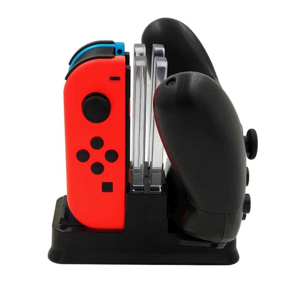 

Nintend Switch Controller Charger Charging Dock Station For Nintendos Swicth nintendoswitch Joycon NS Pro Controller With Led
