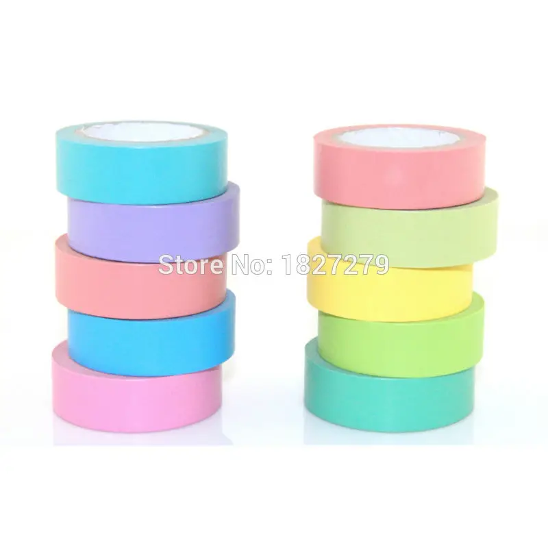 10m High quality Rainbow Washi Sticky Paper Masking Adhesive DIY washi Tape10pcs lot A141-A150
10m High quality Rainbow Washi Sticky Paper Masking Adhesive DIY washi Tape10pcs lot A141-A150