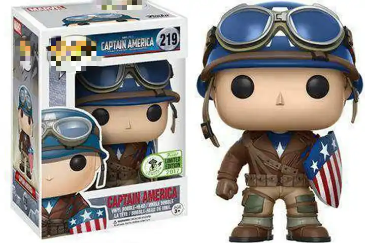 pop captain america soldier marvel avengers movie vinyl doll key