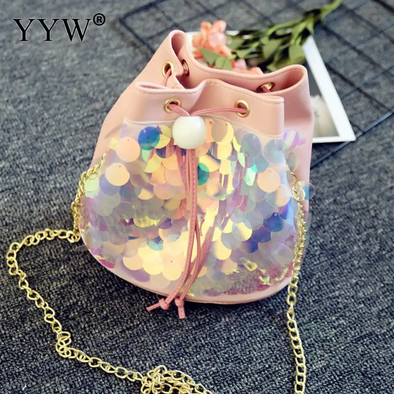 Mini Clear Bucket Bag For Woman Shoulder Crossbody Bag With Chain Softbags Fashion Elastic Waist Drawstring Bags Sequin Purse
Mini Clear Bucket Bag For Woman Shoulder Crossbody Bag With Chain Softbags Fashion Elastic Waist Drawstring Bags Sequin Purse