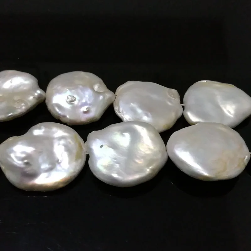 16 inches 20-40mm Center-Drilled White Large Flat Baroque Coin Pearl Loose Strand
16 inches 20-40mm Center-Drilled White Large Flat Baroque Coin Pearl Loose Strand