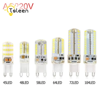 Home Decoration G9 LED Lamp Bulb AC 220V 230V 240V 5W 6W 7W 9W 3014 SMD Ceramic LED Light replace Halogen G9 for Chandelier
Home Decoration G9 LED Lamp Bulb AC 220V 230V 240V 5W 6W 7W 9W 3014 SMD Ceramic LED Light replace Halogen G9 for Chandelier